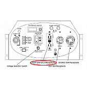 Kipor Power Solutions Generator GFCI Receptacle 125V 20A GFCI