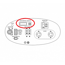 Kipor Power Solutions Generator LCD Display - LCD-120/240V