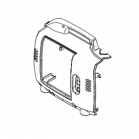 Kipor Power Solutions Generator Engine Left Cover KGE2000TIA-03400