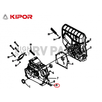 Kipor Power Solutions Generator Oil Drain Plug KG160-01007