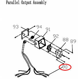 Kipor Power Solutions Generator Replacement Parallel Cable - KT5ABD70
