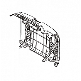 Kipor Power Solutions Generator Right Cover & Insert - KGE3000TI-03300