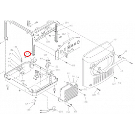 Kipor Power Solutions Generator Shock Absorbing Pad II - KGE3300TI-12200