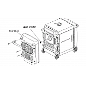 Kipor Power Solutions Generator Spark Arrestor KG105-08200