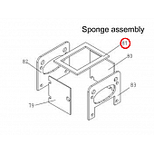 Kipor Power Solutions Generator Top Cover Sponge KGE5500TI-08803A