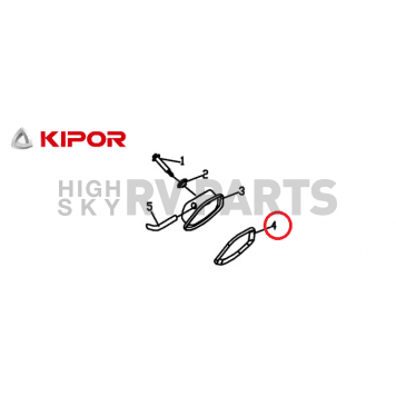 Kipor Power Solutions Generator Valve Cover Gasket - KG240-03001