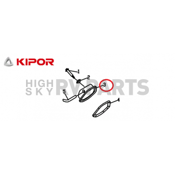 Kipor Power Solutions Generator Valve Cover - KG240-03100