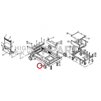 Kipor Power Solutions Generator Wheel - KDE5000T-03600A