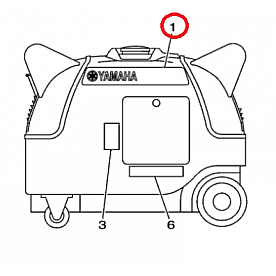 Yamaha Power Products Emblem 7WL-24161-20-00