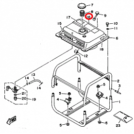 Yamaha Power Products Emblem 7NJ-24162-10-00