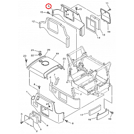 Yamaha Power Products Generator Cover Assembly 7CH-228C0-00-P0