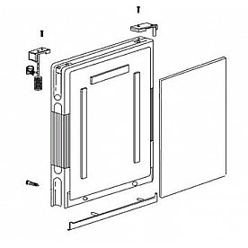 Norcold Refrigerator Door 160044100