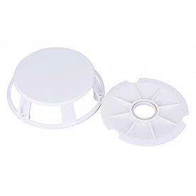 Norcold 3163 Series Refrigerator Vent Cover - White Plastic - 631037