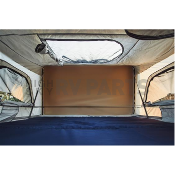 AirBedz Tent Vehicle Rooftop - Sleeps 3 To 4 Adults - Coffee Brown/ Orange Trim-3