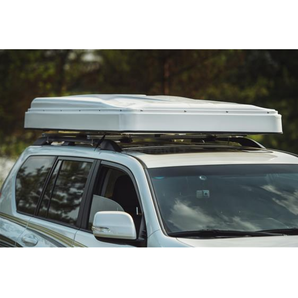 Sleeps 3-4 People on a High Density Non-Deforming Foam Mattress AirBedz by Pittman Outdoors Rooftop Tent with Covered Ladder Access 