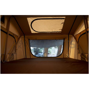 AirBedz Tent Vehicle Rooftop - Sleeps 3 To 4 Adults - Khaki/ Orange Trim-5