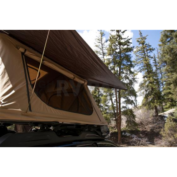 AirBedz Tent Vehicle Rooftop - Sleeps 2 To 3 Adults - Coffee Brown/ Orange Trim-3