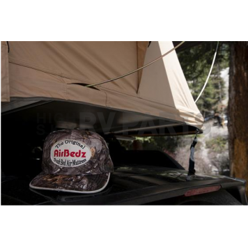 AirBedz Tent Vehicle Rooftop - Sleeps 2 To 3 Adults - Coffee Brown/ Orange Trim-2