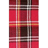 Carefree RV Picnic Blanket 6-1/2 Foot x 5-1/2 Foot Burgundy Plaid - 907003