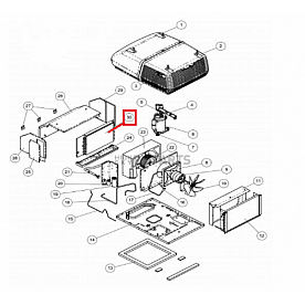 Coleman Air Conditioner Evaporator - 1452-1951