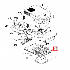 Coleman BASE PAN PKG-NON PUMP - 47233C2011