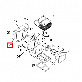 Coleman Mach Door Wire Box - 8333-109