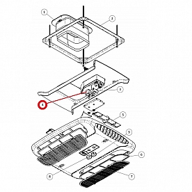 Coleman Mach Air Conditioner Ceiling Assembly Thermostat - 9430-3431