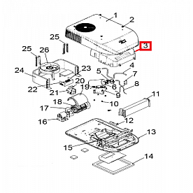 Coleman Evaporator Top Assemembly - 47233B535