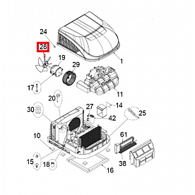 Dometic Air Conditioner Condenser Fan 3310709.005