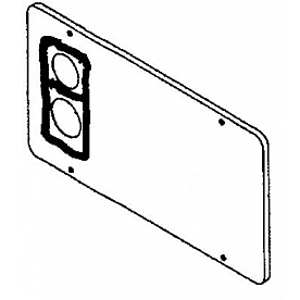 Suburban Mfg Furnace Access Door 6267AXW