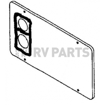Suburban Mfg Furnace Access Door 6267AXW