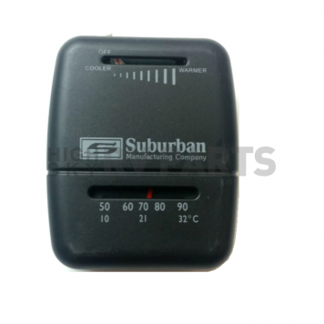 Suburban Mfg Wall Thermostat Mechanical Black - 161210