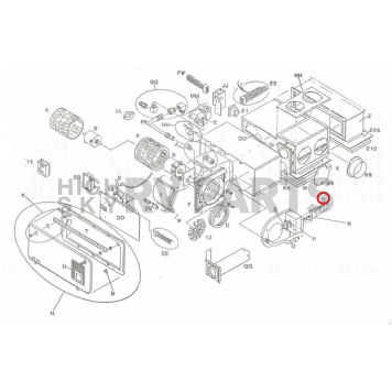 Dometic Burner Replacement For Atwood Hydro Flame Furnaces - 32112