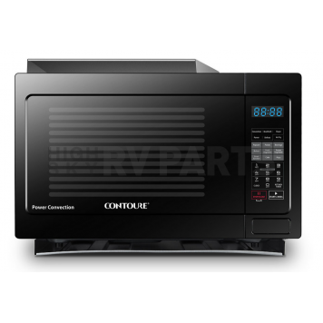Contoure Microwave Oven MAS, 1.1 Cubic Foot Capacity - Black Onyx - RV-188BK-CON