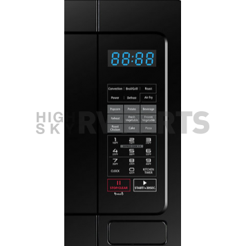 Contoure Microwave Oven MAS, 1.1 Cubic Foot Capacity - Black Onyx - RV-188BK-CON-2