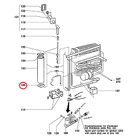 Dometic Refrigerator Cooling Unit Cap - 2924089002