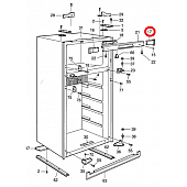 Dometic Refrigerator Door Hinge Cover 2931866012