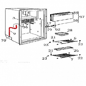 Dometic Refrigerator Drain Tube 2932749118