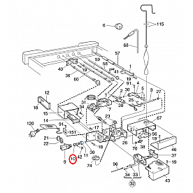 Dometic Refrigerator Gas Valve Adapter Fitting 2007429000