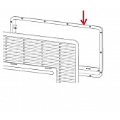 Dometic Refrigerator Frame Vent Polar White - 293307880