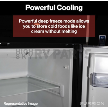 Furrion LLC Refrigerator - 18 Cubic Foot With Ice maker - FCR18DCAFA-BG-2