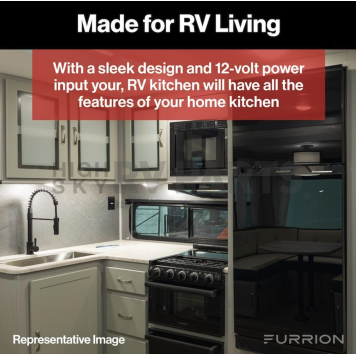 Furrion LLC Refrigerator - 18 Cubic Foot With Ice maker - FCR18DCAFA-BG-1