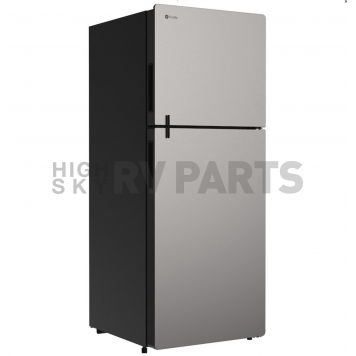 GE Profile™ 2 Door Refrigerator With Top Freezer - 12 Volt DC - 9.8 Cubic Foot Capacity - PPV10R5YRSS-1