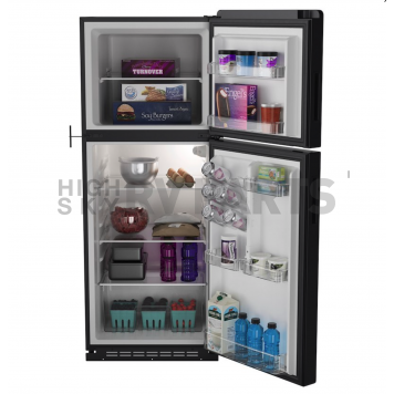 GE Profile™ 2 Door Refrigerator With Top Freezer - 12 Volt DC - 9.8 Cubic Foot Capacity - PPV10R5YRSS-4