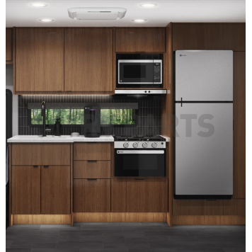 GE Profile™ 2 Door Refrigerator With Top Freezer - 12 Volt DC - 9.8 Cubic Foot Capacity - PPV10R5YRSS-5