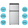 Thetford/ Norcold 2 Door Refrigerator With Freezer - 8 Cubic Feet -  51153