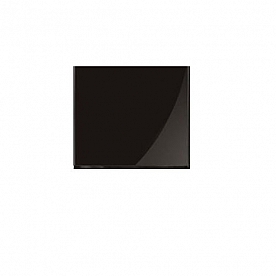 Norcold Refrigerator Freezer Upper Door Panel - Black Acrylic - 639621