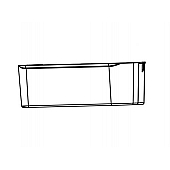 Norcold 1210 Series Refrigerator Door Bin - Upper White - 628686