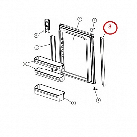 Norcold Lower Door Panel Retainer - 621548