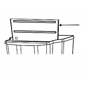 Norcold Refrigerator Door Bin Divider - 628694